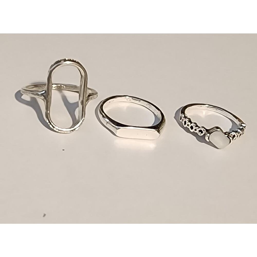 Stackable Rings Set - Minimalist Stacking Rings - Picture 5 of 10